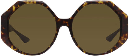 Versace Sunglasses VE4395 534673 59mm Havana / Dark Brown Lens