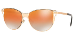 Versace Sunglasses VE2211 141214 56mm Rose Gold / Grey Mirror Rose Gold Gradient Orange