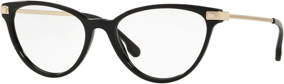 Versace Eyeglasses VE3261A GB1 54mm Black / Demo Lens