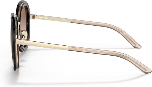 Prada PR54YS 04Y0A6 Sunglasses 54mm Caramel Tortoise / Brown Gradient Lens