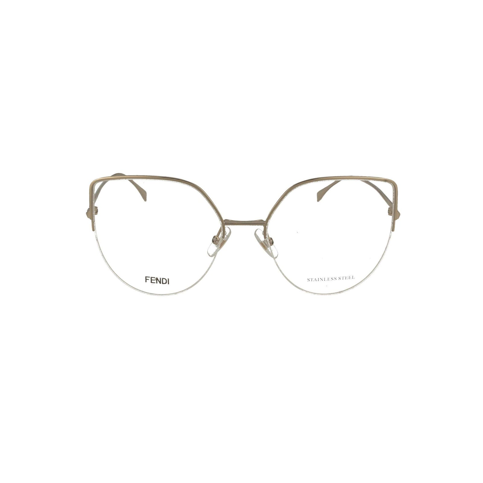 Fendi Eyeglasses FF0423 J5G 55mm Gold / Demo Lens