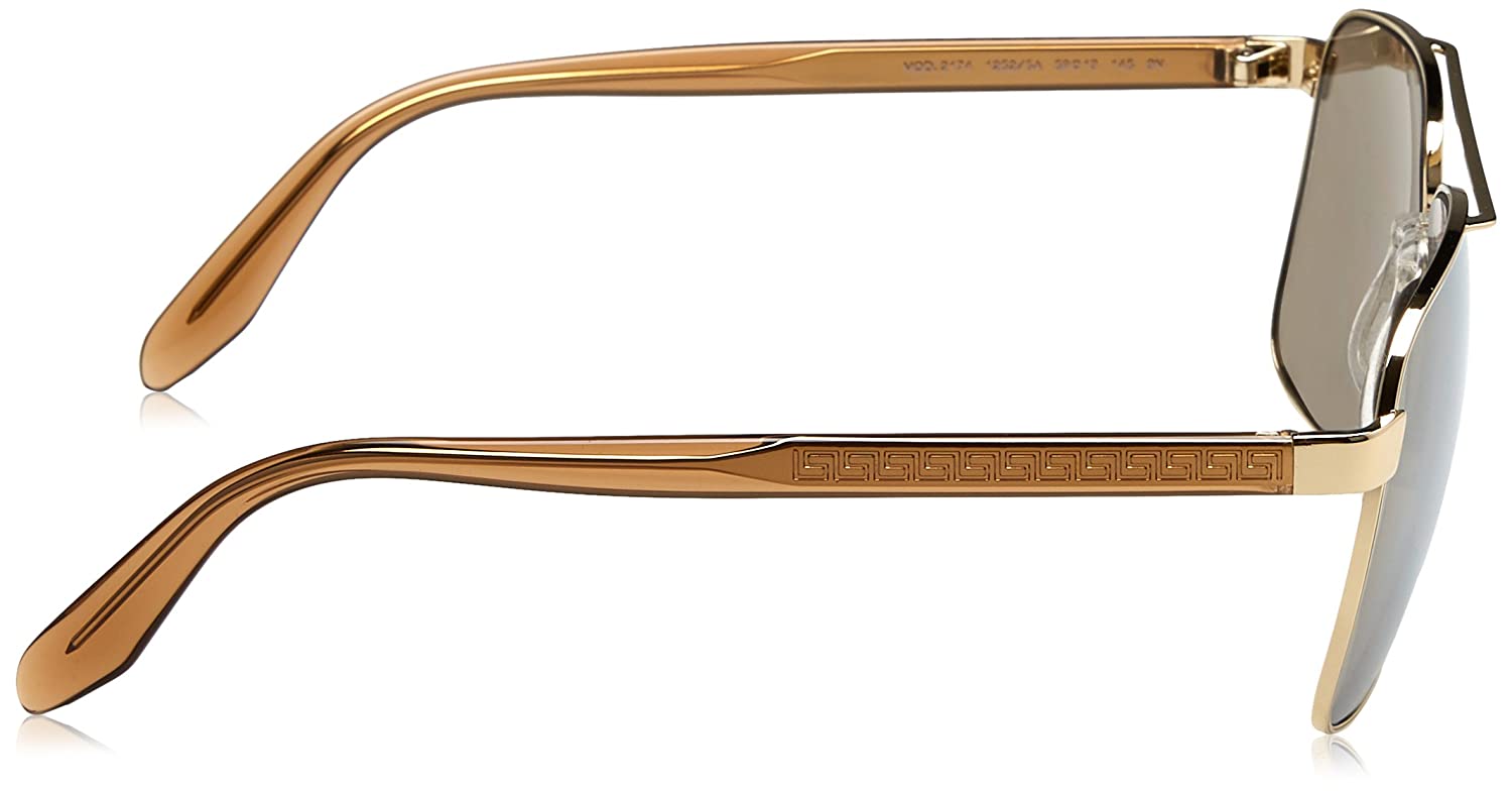 Versace VE 2174 1252/5A Sunglasses Pale Gold / Lt Brown Mirror Gold