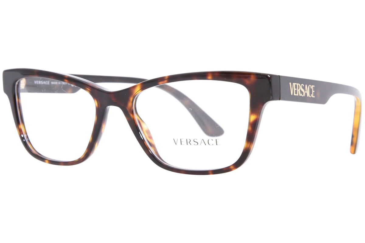 Versace Eyeglasses VE3316F 108 55mm Havana / Demo Lens