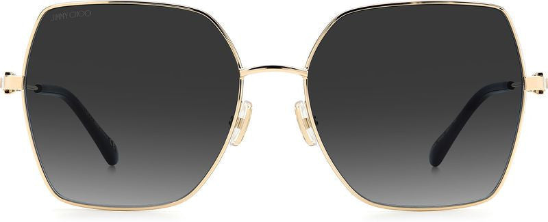 Jimmy Choo Sunglasses JC REYE_S 000 59mm Rose Gold / Brown Lens