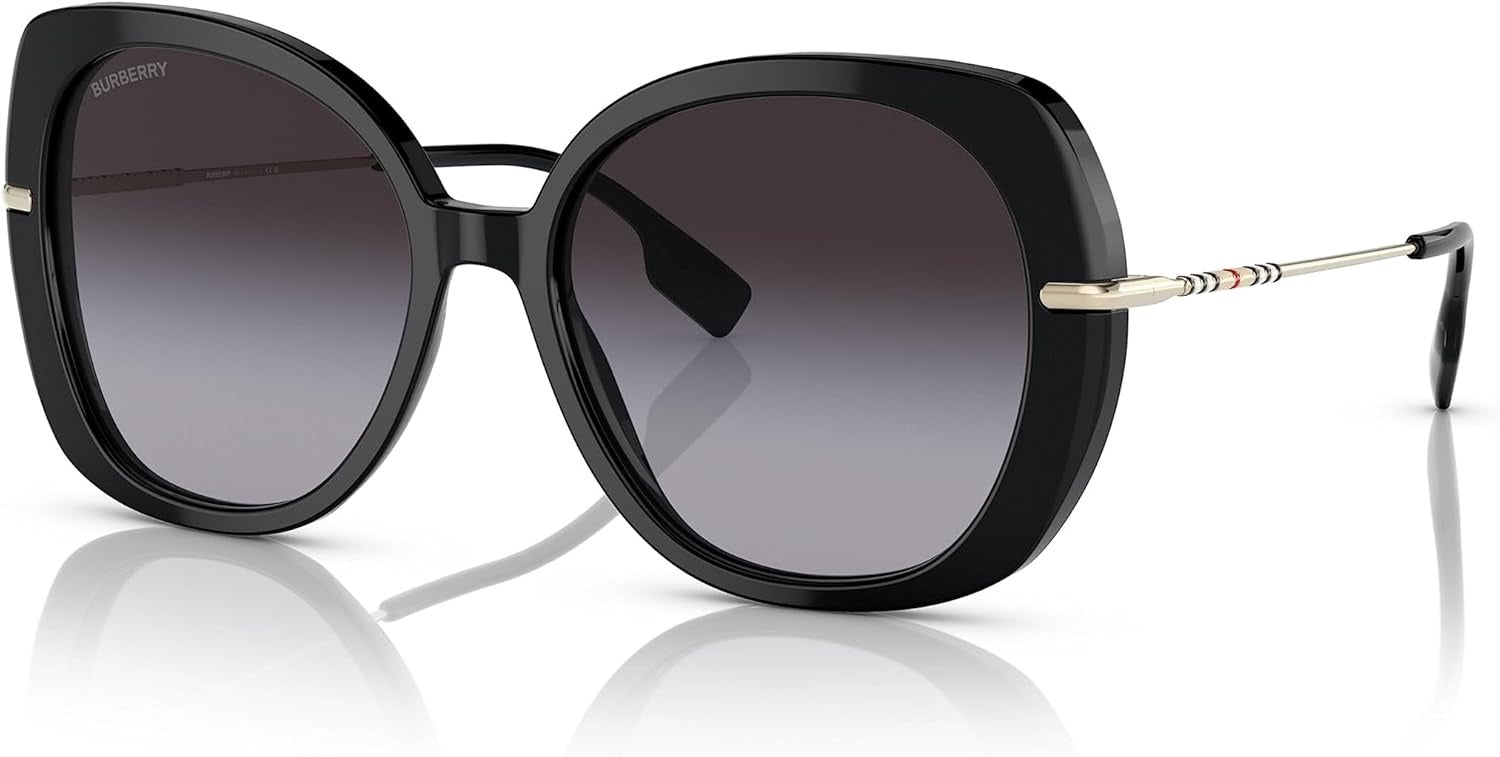 Burberry Eugenie Sunglasses BE4374 30018G 55mm Black / Grey Gradient Lens