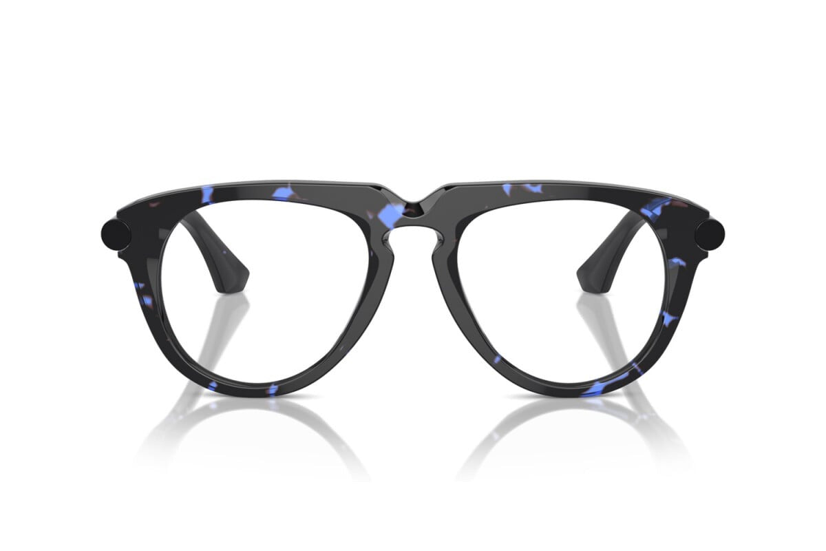 Burberry BE2408U 4111 Aviator Eyeglasses 53mm Blue Havana / Demo Lens