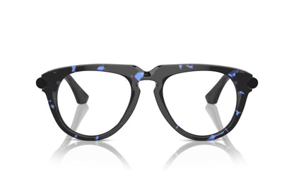Burberry BE2408U 4111 Aviator Eyeglasses 53mm Blue Havana / Demo Lens