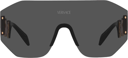Versace Sunglasses VE2258 100287 Black-Gold / Dark Grey Lens