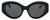 Burberry Sunglasses BE4361 300187 51mm Black / Dark Grey Lens