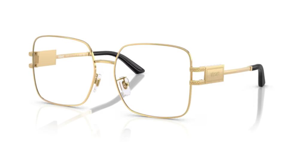 Versace Eyeglasses VE1303D 1002 56mm Gold / Demo Lens