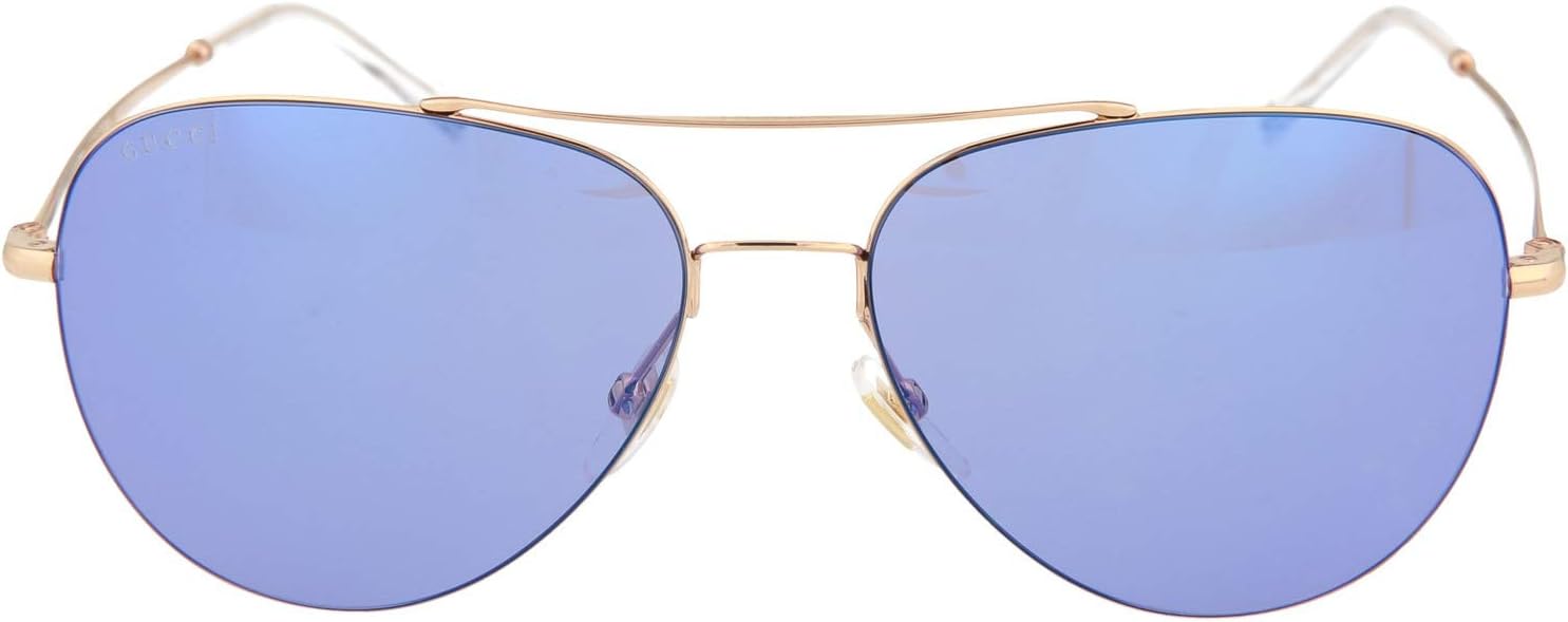 Gucci GG0500S 004 Sunglasses 59mm Gold / Violet Solid Lens - image 2