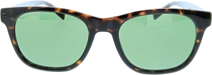 Gucci GG1985S 002 54mm Sunglasses Havana / Green Solid Lens - image 3