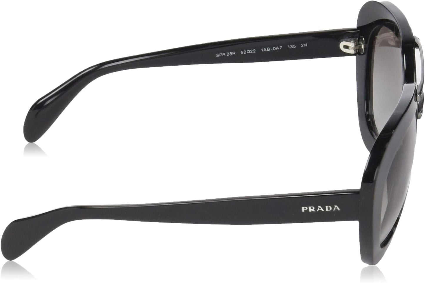 Prada Sunglasses PR28RS 1AB0A7 52mm Black / Grey Gradient Lens - image 3