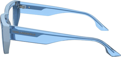 Karl Lagerfeld Eyeglasses KL6153 450 52mm Transparent Blue / Demo Lens - image 2