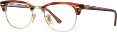Ray-Ban RX5154 5751 Eyeglasses 49mm Polished Brown / Clear Demo Lens