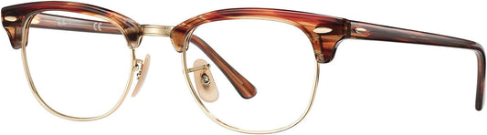 Ray-Ban RX5154 5751 Eyeglasses 49mm Polished Brown / Clear Demo Lens