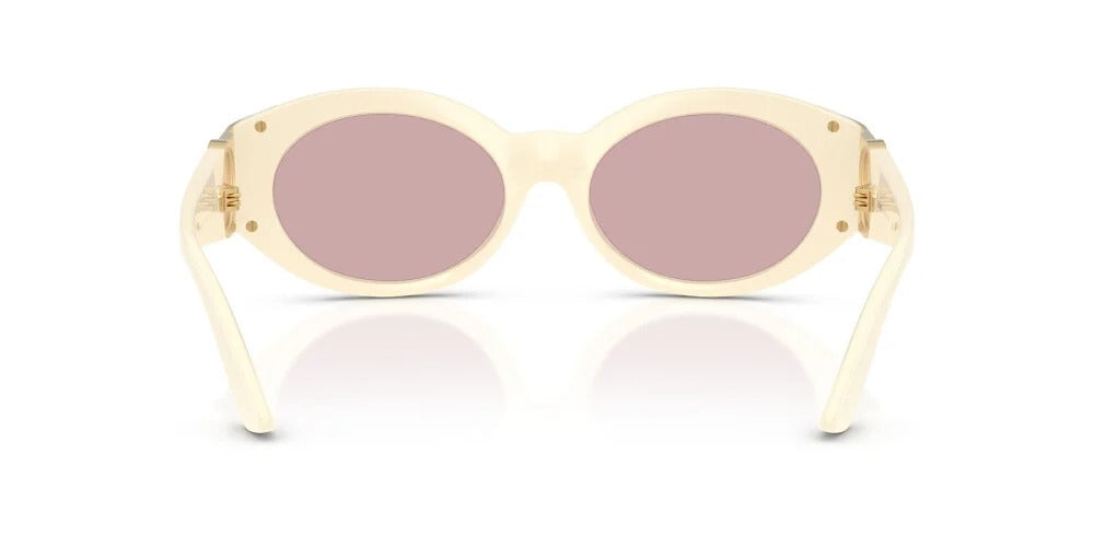 Versace Sunglasses VE4503U 55331T 55mm Milk / Pink Mirror Gold Lens