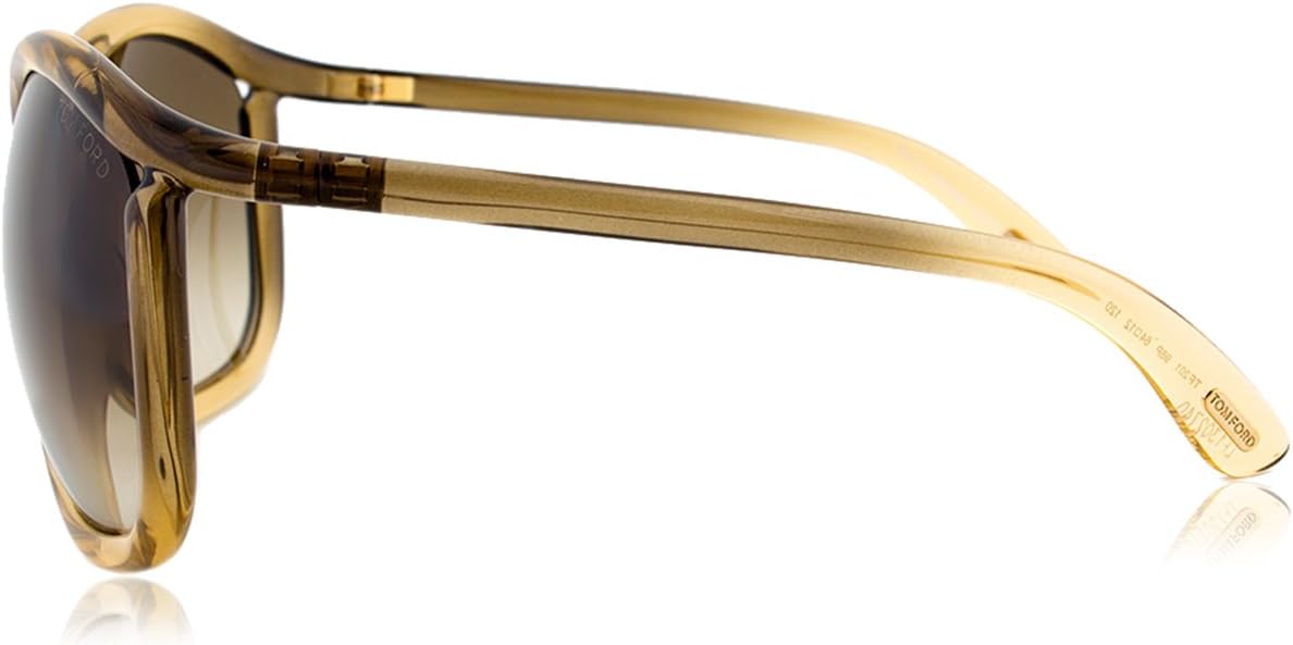 Tom Ford TF0201-CHARLIE 98P 64mm Sunglasses Light Beige / Brown Gradient Lens - image 3