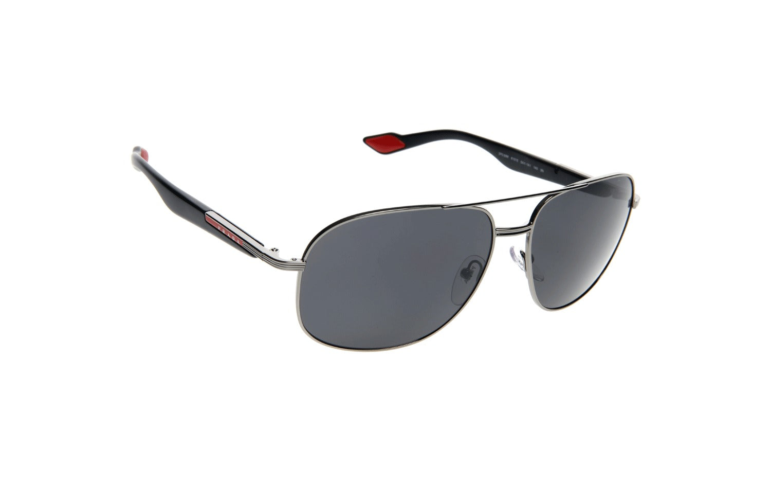 Prada Sport PS50MS 5AV1A1 Sunglasses 61mm Gunmetal / Dark Grey Lens
