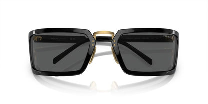 Prada Sunglasses PRA11S 1AB5S0 62mm Black / Dark Grey Lens