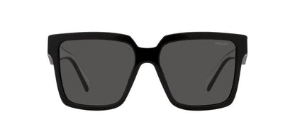 Prada Sunglasses PR24ZS 1AB5S0 56mm Black / Dark Grey Lens