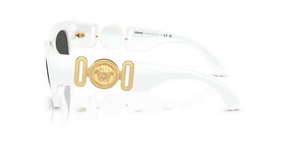 Versace Sunglasses VE4479U 31487 52mm White / Dark Grey Lens