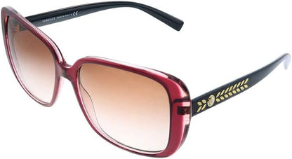 Versace Sunglasses VE4357 529013 56mm Transparent Red / Brown Gradient Lens