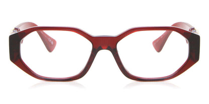 Versace Eyeglasses VE3320U 388 56mm Transparent Red / Demo Lens