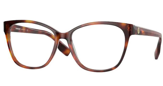 Burberry Eyeglasses BE2345 3316 52mm Light Havana / Demo Lens