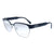 Versace Eyeglasses VE1264 1462 54mm Matte Blue Gunmetal / Demo Lens