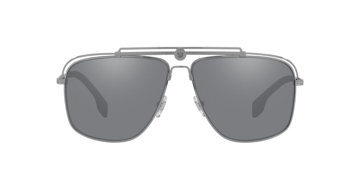 Versace Sunglasses VE2242 10016G 61mm Gunmetal / Black Mirror Lens