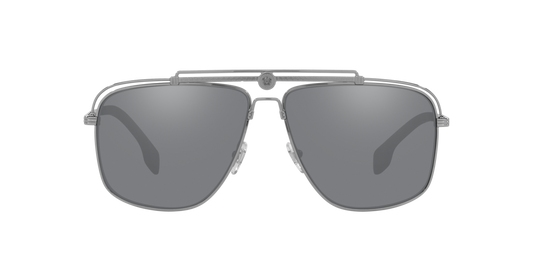 Versace Sunglasses VE2242 10016G 61mm Gunmetal / Black Mirror Lens