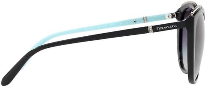 Tiffany &amp; Co Sunglasses TF4134BF 80013C 56mm Black/Grey Gradient Lens (VINTAGE)