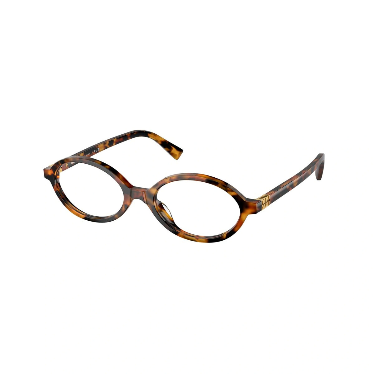 Miu Miu Eyeglasses MU01XV 19P-1O1 50mm Light Havana / Demo Lens