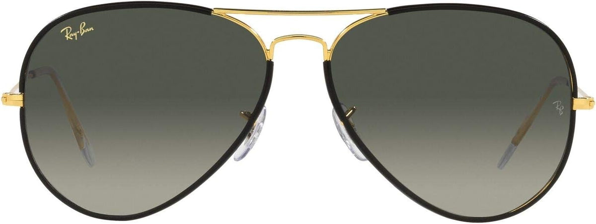 Ray-Ban RB3025JM 919671 Sunglasses 62mm Black on Gold / Grey Gradient Lens