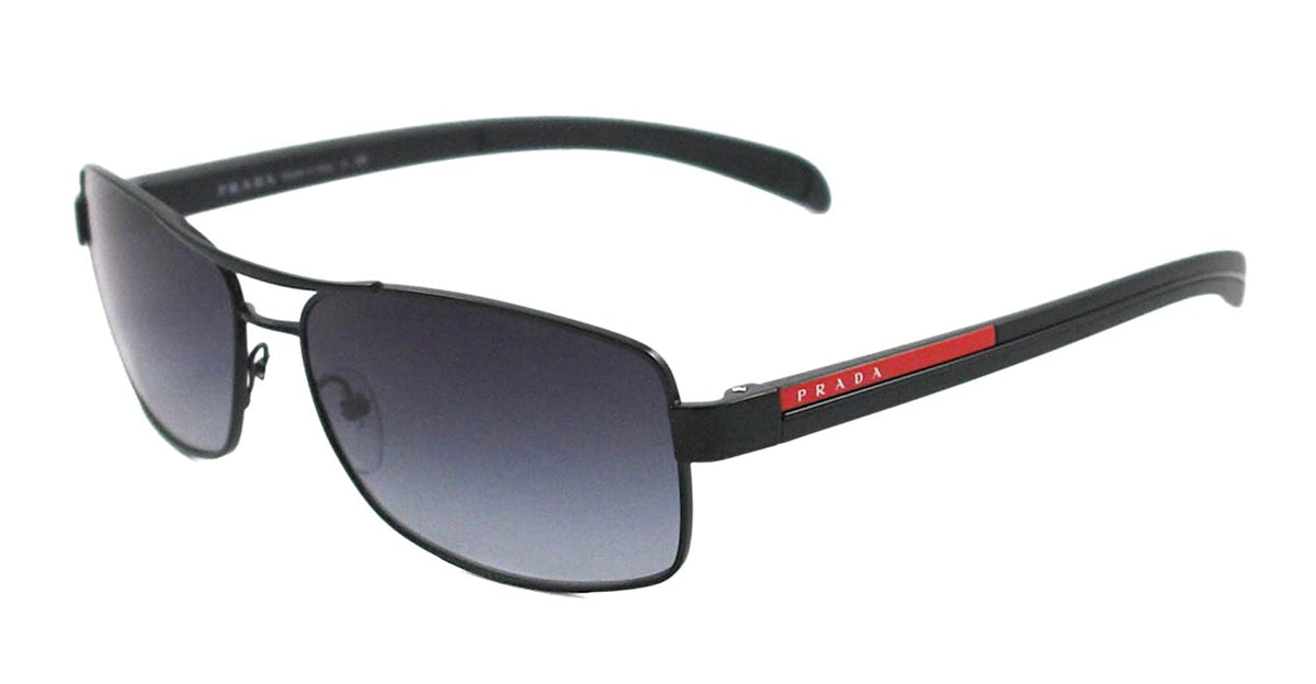 Prada Sport Sunglasses PS50LS 1B0-3M1 Black / Grey Gradient Lens