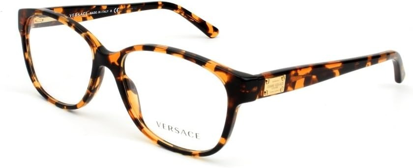 Versace Eyeglasses VE3177A 998 54mm Amber Havana / Demo Lens