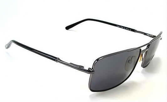 Tom Ford Hudson TF 102 731 Sunglasses 57mm Gunmetal / Dark Grey Lens