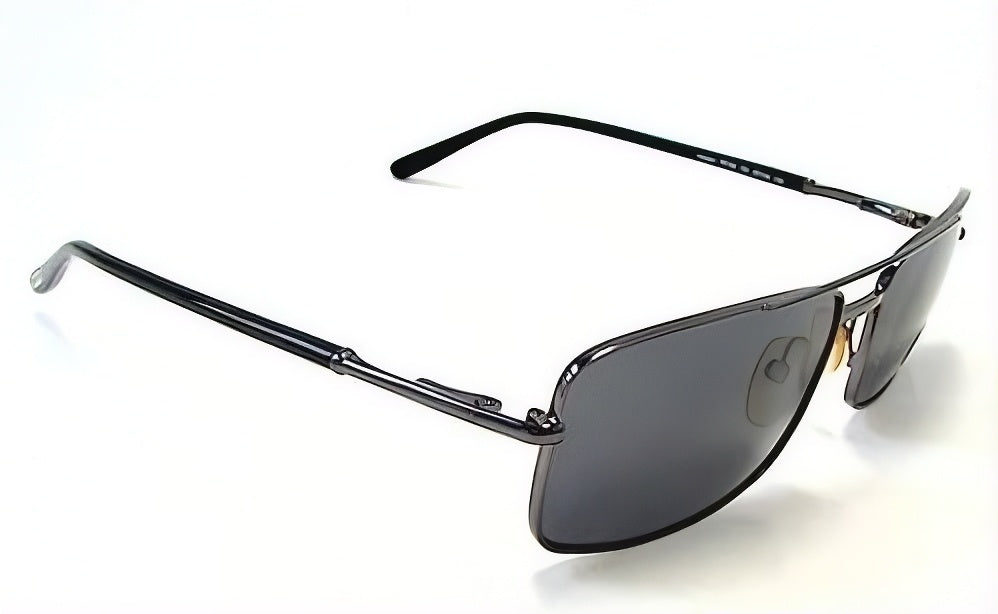 Tom Ford Hudson TF 102 731 Sunglasses 57mm Gunmetal / Dark Grey Lens