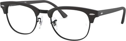 Ray-Ban RX5154 2077 Eyeglasses 53mm Matte Black / Clear Demo Lens