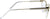 Versace Eyeglasses VE1268 1252 53mm Pale Gold / Demo Lens
