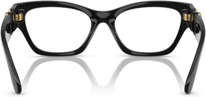 Versace Eyeglasses VE3367U GB1 52mm Black / Demo Lens