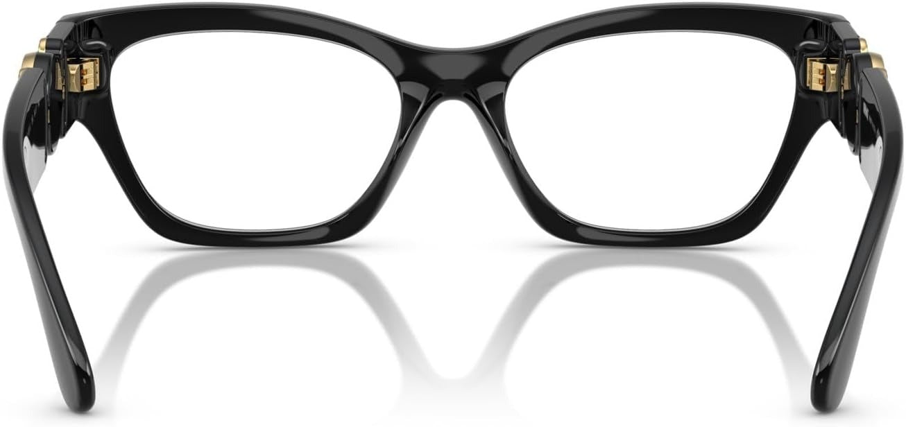 Versace Eyeglasses VE3367U GB1 52mm Black / Demo Lens