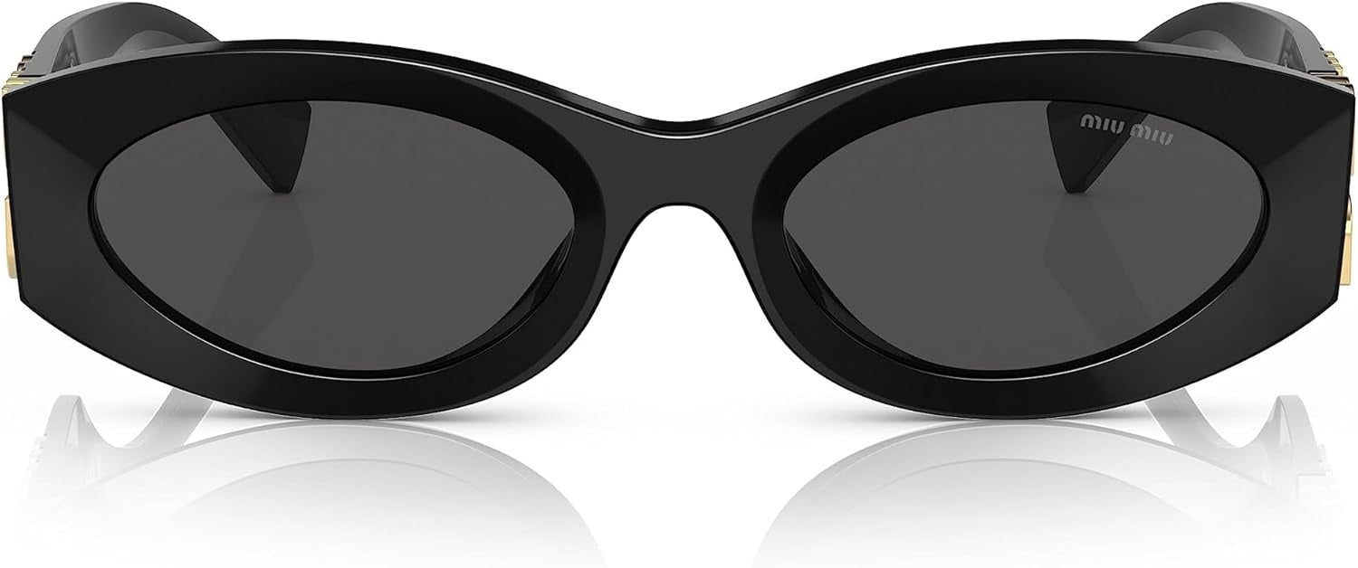 Miu Miu Sunglasses MU11WS 1AB5S0 54mm Black / Dark Grey Lens