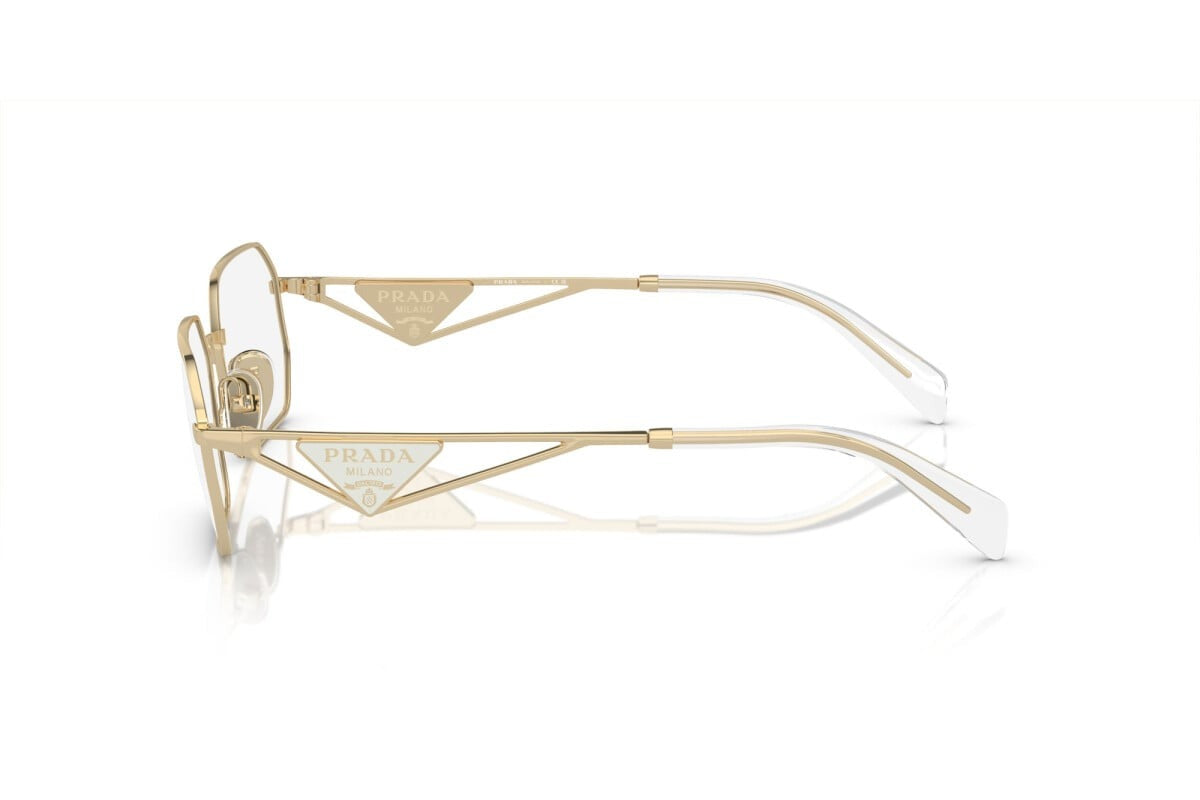 Prada Eyeglasses PRA 53V ZVN 1O1 54mm Pale Gold / Demo Lens