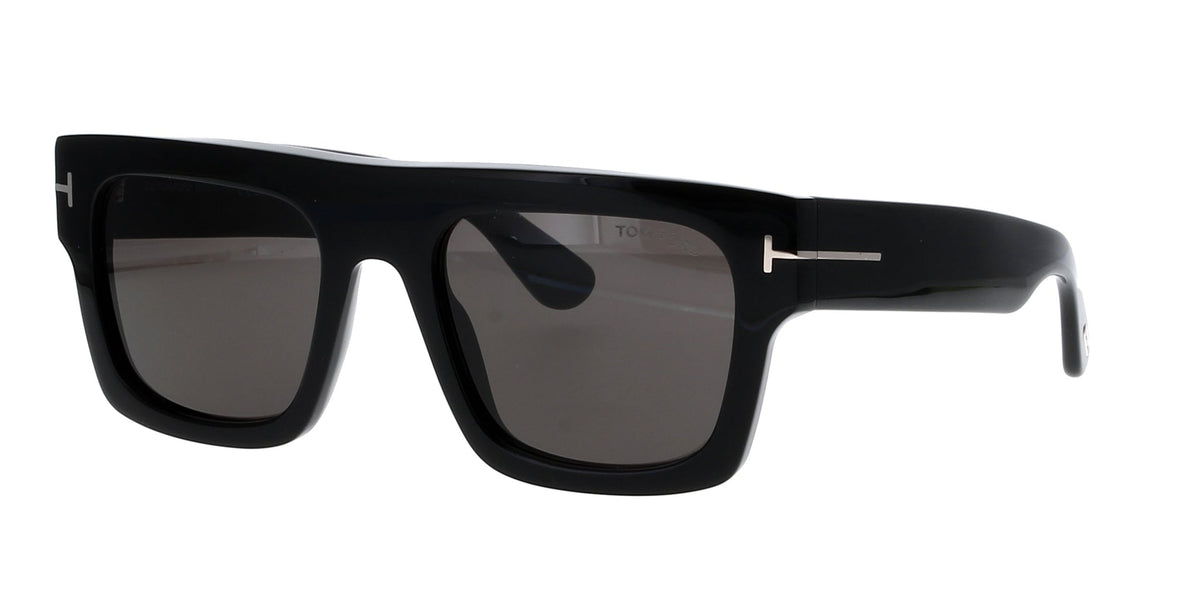 Tom Ford Sunglasses FT0711 01A 53mm Black / Grey Lens