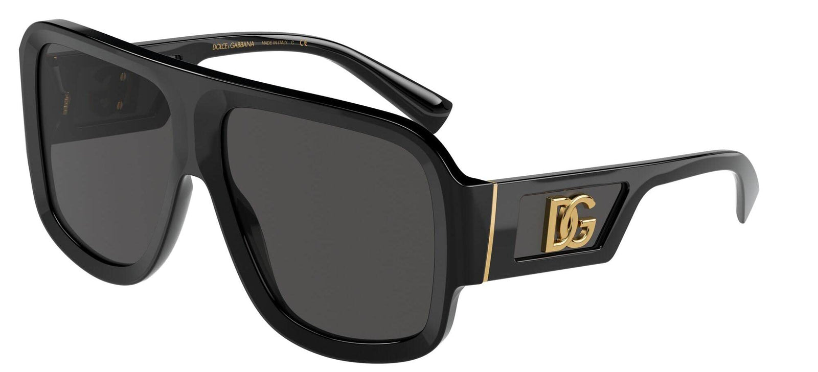 Dolce & Gabbana Sunglasses DG4401 50187 58mm Black / Dark Grey Lens