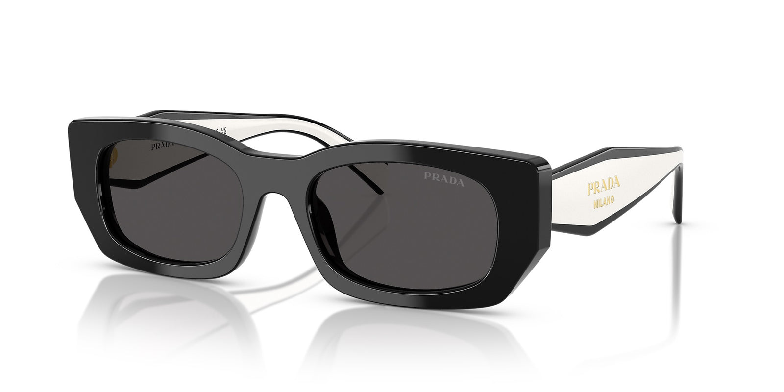 Prada Sunglasses PRB05S 09Q08Z 53mm Black / Dark Grey Lens