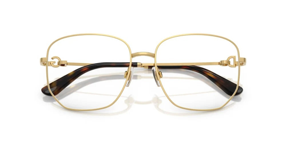 Dolce & Gabbana DG1356 02 Eyeglasses 57mm Gold / Clear Demo Lens