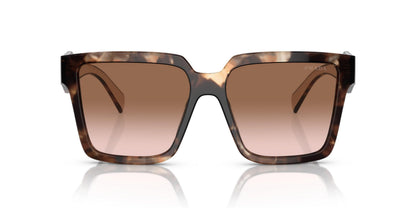 Prada Sunglasses PR24ZS 07R0A6 56mm Caramel Tortoise / Brown Gradient Lens